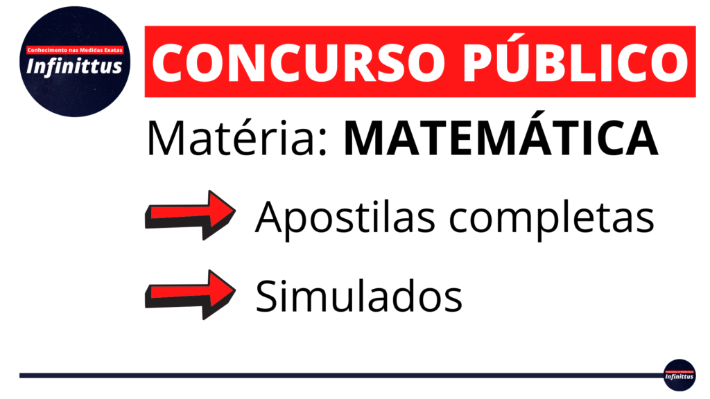 Matem Tica Concurso P Blico Tudo Que Voc Precisa Saber Para Ser Aprovado Infinittus