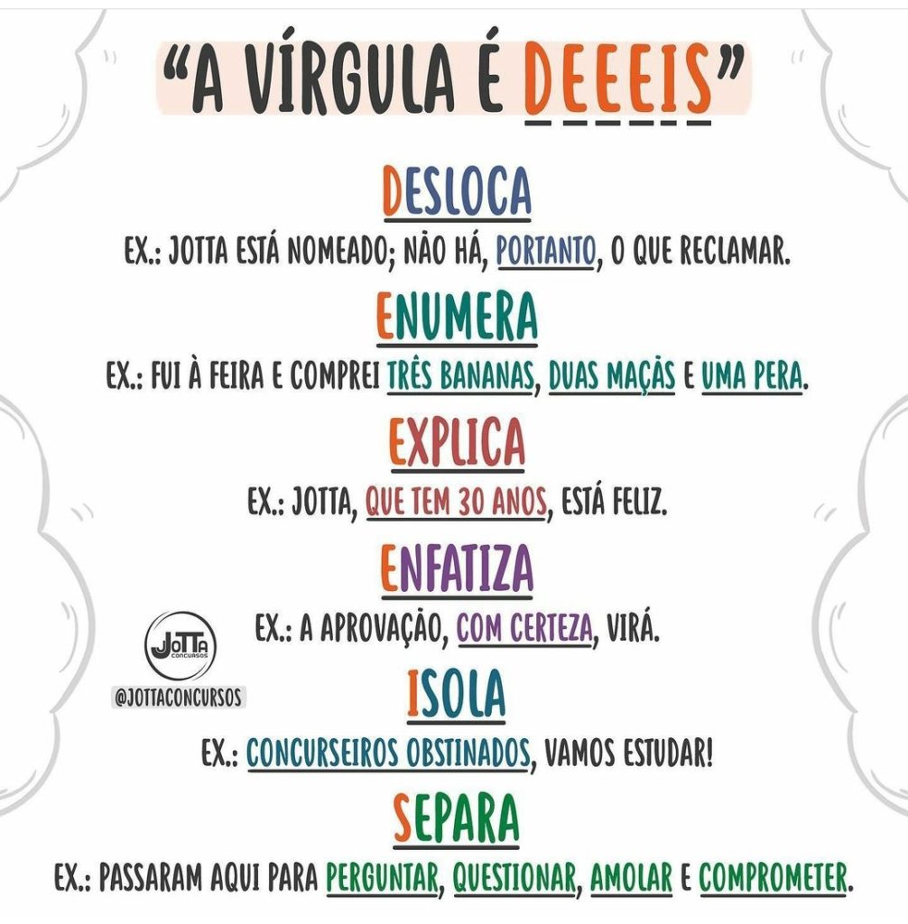 Uso Da V Rgula Tudo Que Voc Precisa Saber Infinittus