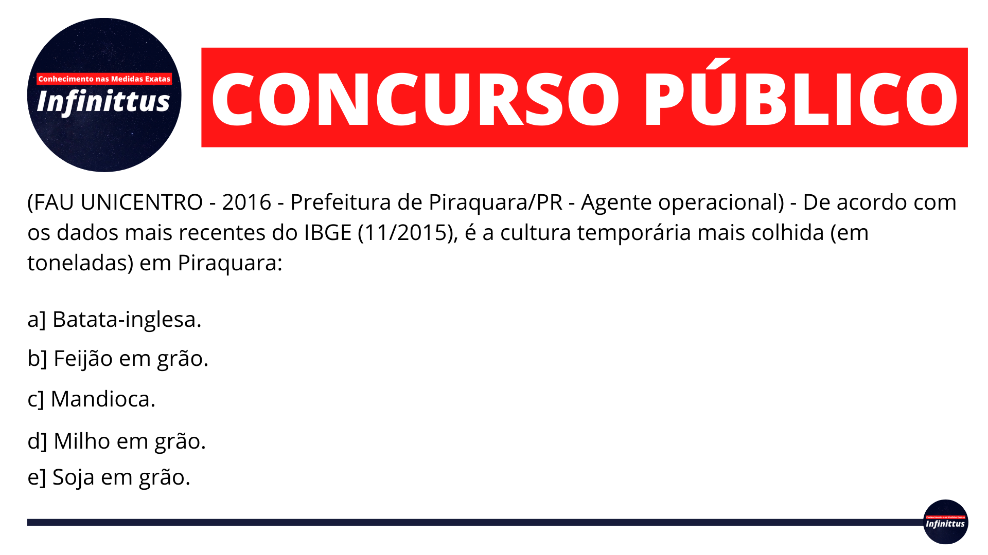 (FAU UNICENTRO – 2016 – Prefeitura de Piraquara/PR – Agente operacional) – De acordo com os dados mais recentes do…