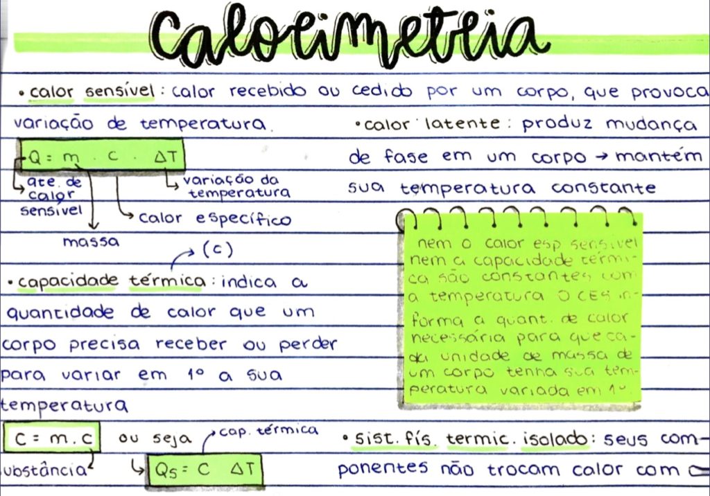 Formulas De Calorimetria