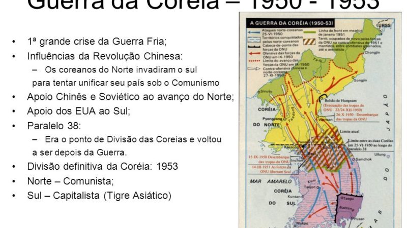 Guerra da Coreia [resumos e mapas mentais]