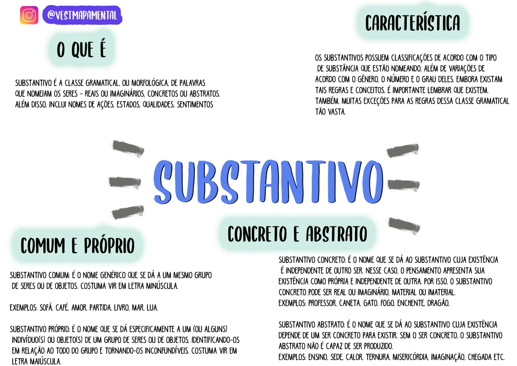 O Que É Substantivo E Adjetivo Exemplos